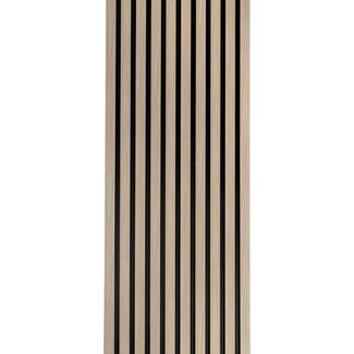 Mardom Decor 3D wall panel L0202T LAMELLI MEDIO | 12.1 cm wide | length 2 metres | Light oak