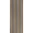 Mardom Decor 3D wall panel L0202T LAMELLI MEDIO | 12.1 cm wide | length 2 metres | Light oak