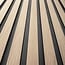 Mardom Decor 3D wall panel L0202T LAMELLI MEDIO | 12.1 cm wide | length 2 metres | Light oak