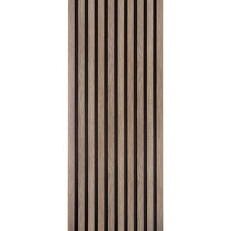 Mardom Decor 3D wall panel L0203T LAMELLI MEDIO | 12.1 cm wide | length 2 metres | Grey oak