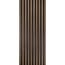 Mardom Decor 3D wall panel L0204T LAMELLI MEDIO | 12.1 cm wide | length 2 metres | Dark brown oak