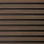 Mardom Decor 3D wall panel L0204T LAMELLI MEDIO | 12.1 cm wide | length 2 metres | Dark brown oak