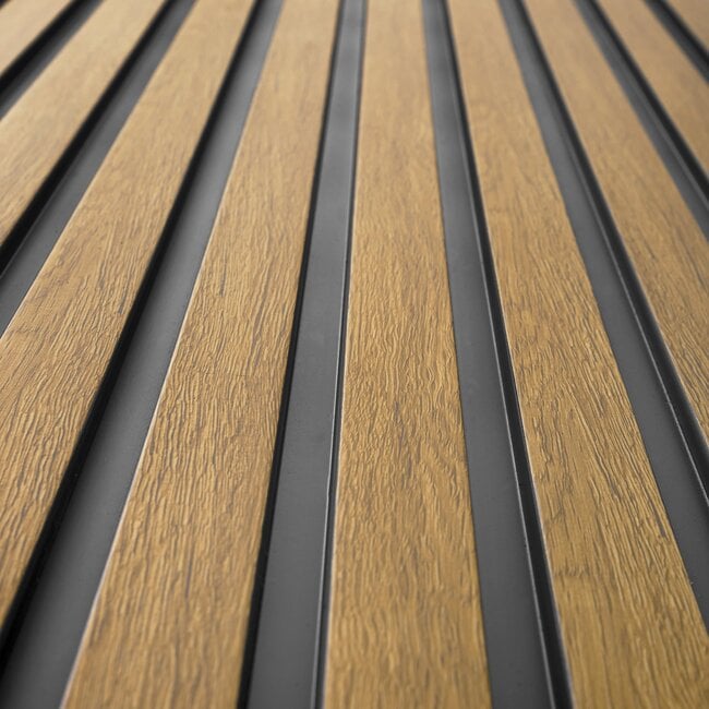 Mardom Decor 3D wall panel L0205T LAMELLI MEDIO | 12.1 cm wide | length 2 metres | Natural oak