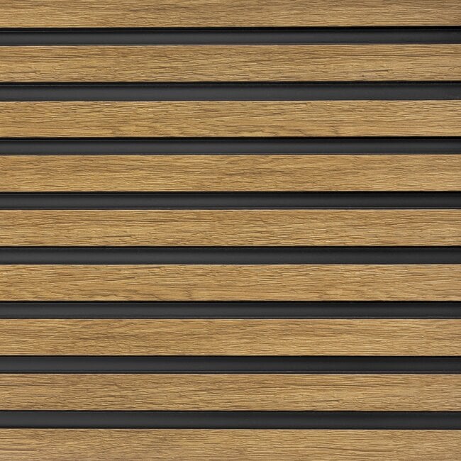 Mardom Decor 3D wall panel L0205T LAMELLI MEDIO | 12.1 cm wide | length 2 metres | Natural oak