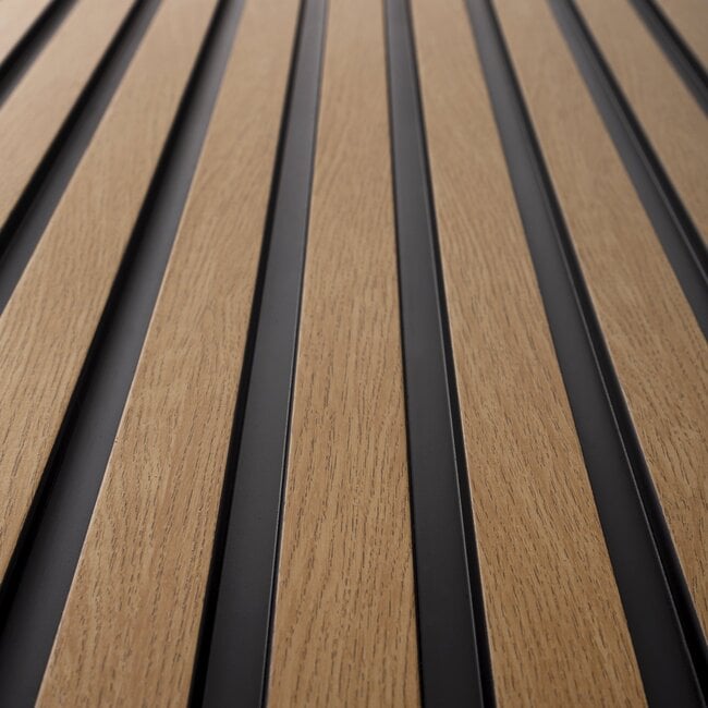 Mardom Decor 3D wall panel L0206T LAMELLI MEDIO | 12.1 cm wide | length 2 metres | Classic oak