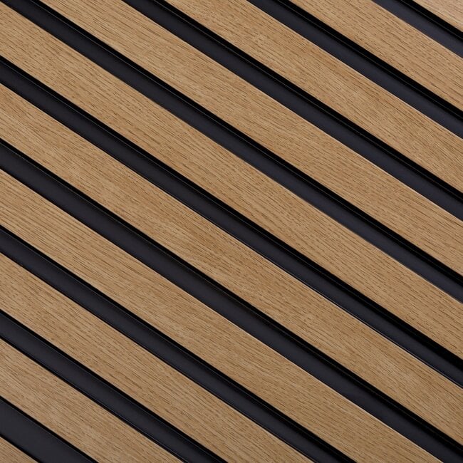 Mardom Decor 3D wall panel L0206T LAMELLI MEDIO | 12.1 cm wide | length 2 metres | Classic oak