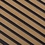 Mardom Decor 3D wall panel L0206T LAMELLI MEDIO | 12.1 cm wide | length 2 metres | Classic oak