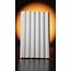 Mardom Decor 3D wall panel L0401T LAMELLI SERENO | 12 cm wide | length 2 metres | White