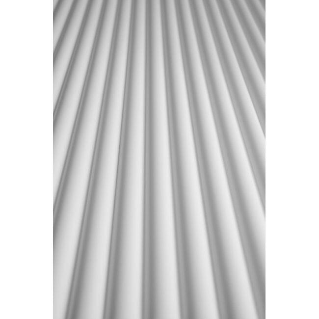 Mardom Decor 3D wall panel L0401T LAMELLI SERENO | 12 cm wide | length 2 metres | White