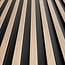 Mardom Decor 3D wall panel L0102T LAMELLI STRETTO | 12 cm wide | length 2 metres | Light oak