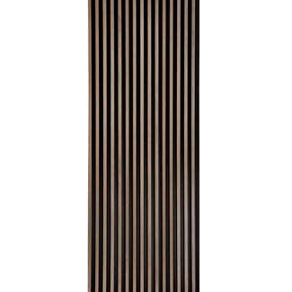Mardom Decor 3D wall panel L0103T LAMELLI STRETTO | 12 cm wide | length 2 metres | Grey oak