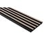 Mardom Decor 3D wall panel L0103T LAMELLI STRETTO | 12 cm wide | length 2 metres | Grey oak