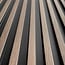 Mardom Decor 3D wall panel L0103T LAMELLI STRETTO | 12 cm wide | length 2 metres | Grey oak