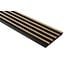 Mardom Decor 3D wall panel L0105T LAMELLI STRETTO | 12 cm wide | length 2 metres | Natural oak