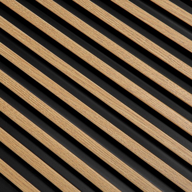 Mardom Decor 3D wall panel L0105T LAMELLI STRETTO | 12 cm wide | length 2 metres | Natural oak