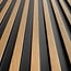 Mardom Decor 3D wall panel L0105T LAMELLI STRETTO | 12 cm wide | length 2 metres | Natural oak