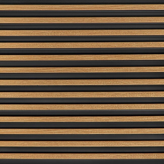 Mardom Decor 3D wall panel L0105T LAMELLI STRETTO | 12 cm wide | length 2 metres | Natural oak