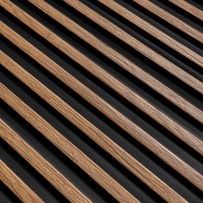 Mardom Decor 3D wall panel L0106T LAMELLI STRETTO | 12 cm wide | length 2 metres | Classic oak