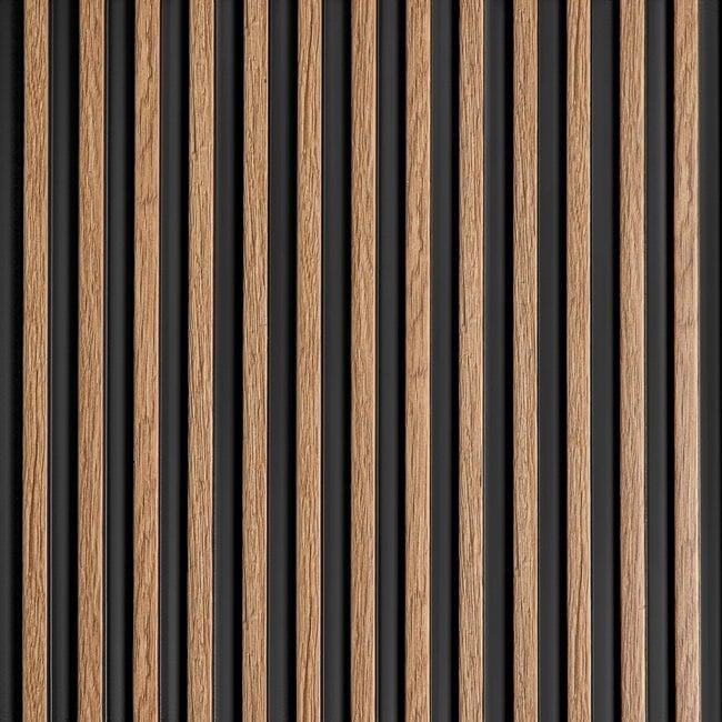 Mardom Decor 3D wall panel L0106T LAMELLI STRETTO | 12 cm wide | length 2 metres | Classic oak