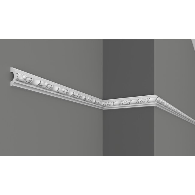 Grand Decor Kaderlijst CR710 (40 x 25 mm), polyurethaan, lengte 2 m