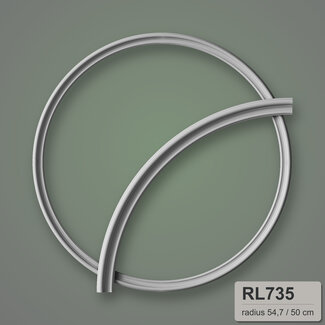 Grand Decor Ceiling ring RL735 radius 54.7 cm / 50 cm (4 parts)