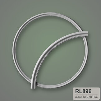 Grand Decor Ceiling ring RL896 radius 66.2 cm / 60 cm (4 parts)