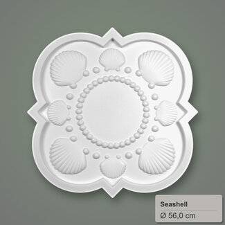 Grand Decor Ceiling rose SEASHELL diameter 56.0 cm nursery / children's room
