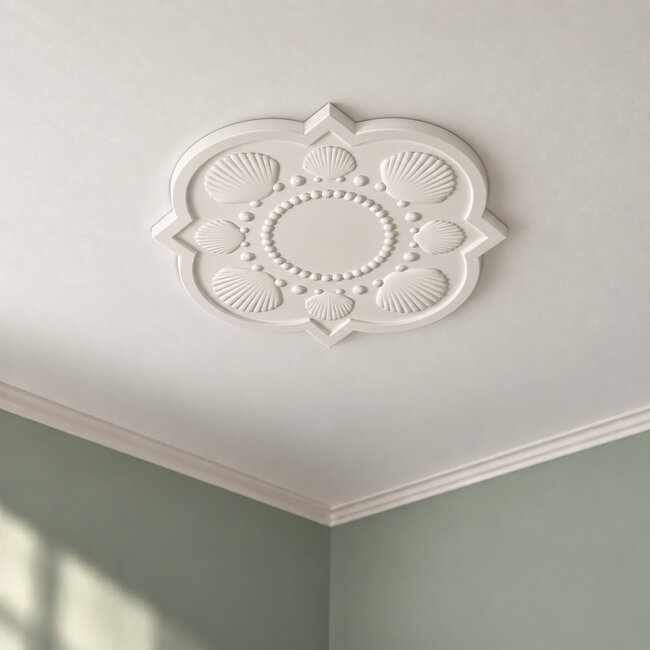 Grand Decor Ceiling rose SEASHELL diameter 56.0 cm nursery / children's room