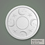 Grand Decor Ceiling rose MOON AND STARS diameter 46.0 cm nursery / children's room