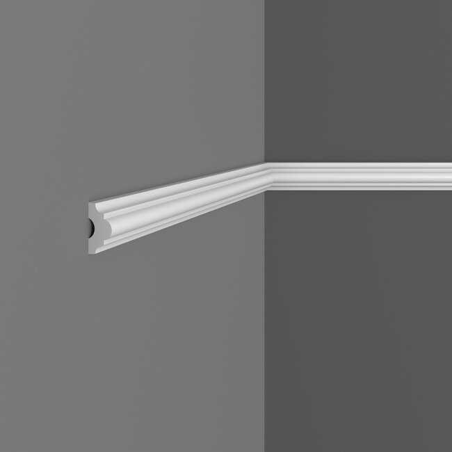 Grand Decor Panel moulding CR727 (24 x 13 mm), polyurethane, length 2 m