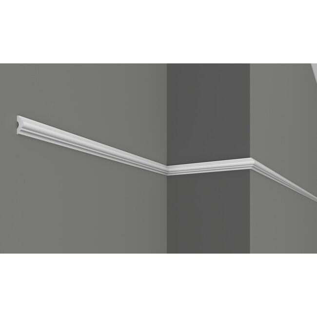 Grand Decor Panel moulding CR727 (24 x 13 mm), polyurethane, length 2 m