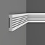 Grand Decor Flat skirting board CR779 (76 x 20 mm), polyurethane, length 2 m
