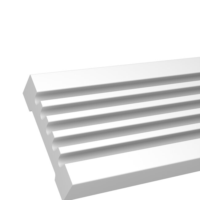 Grand Decor Platte plint CR779 (76 x 20 mm) polyurethaan, lengte 2 m