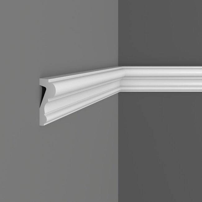 Panel moulding CR873 (49 x 20 mm), polyurethane, length 2 m
