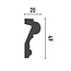 Panel moulding CR873 (49 x 20 mm), polyurethane, length 2 m