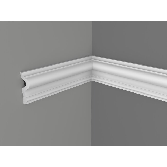 Grand Decor Panel moulding CR889 (62 x 26 mm), polyurethane, length 2 m