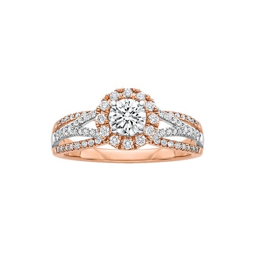 Satya Diamond Engagement Ring in 14K