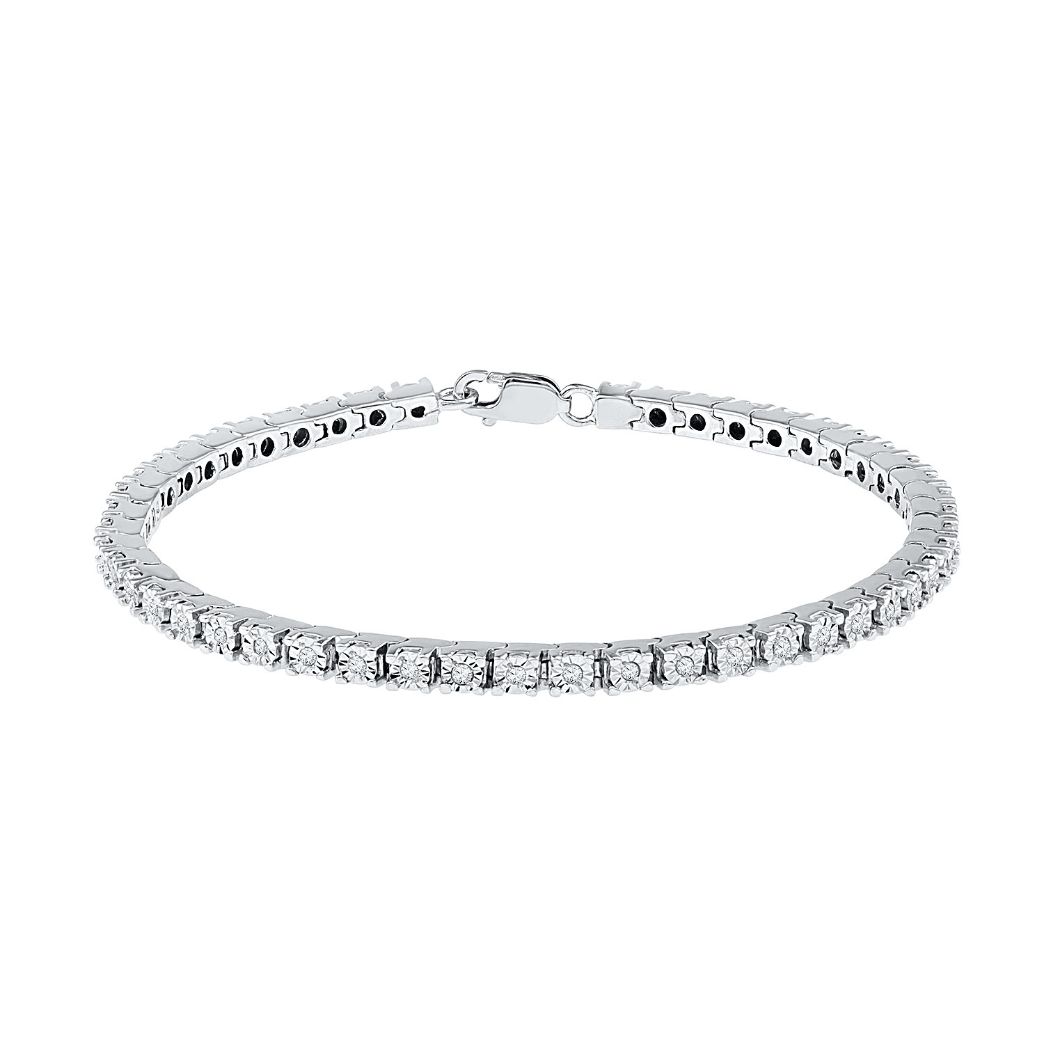 Satya 1/2 ct. tw. Diamond 7" Fashion Bracelet in Sterling Silver
