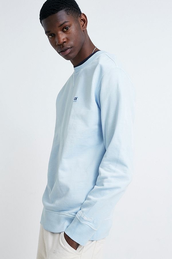 Puma Calvin Klein Badge Logo Sky Crew Neck Sweatshirt Puma Calvin Klein Badge Logo Sky Crew Neck Sweatshirt