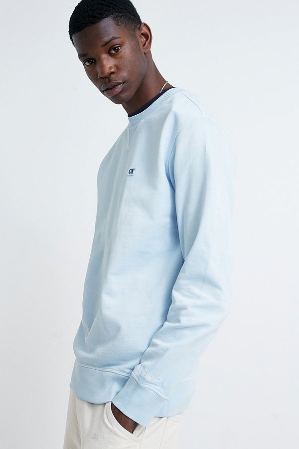 Puma Calvin Klein Badge Logo Sky Crew Neck Sweatshirt