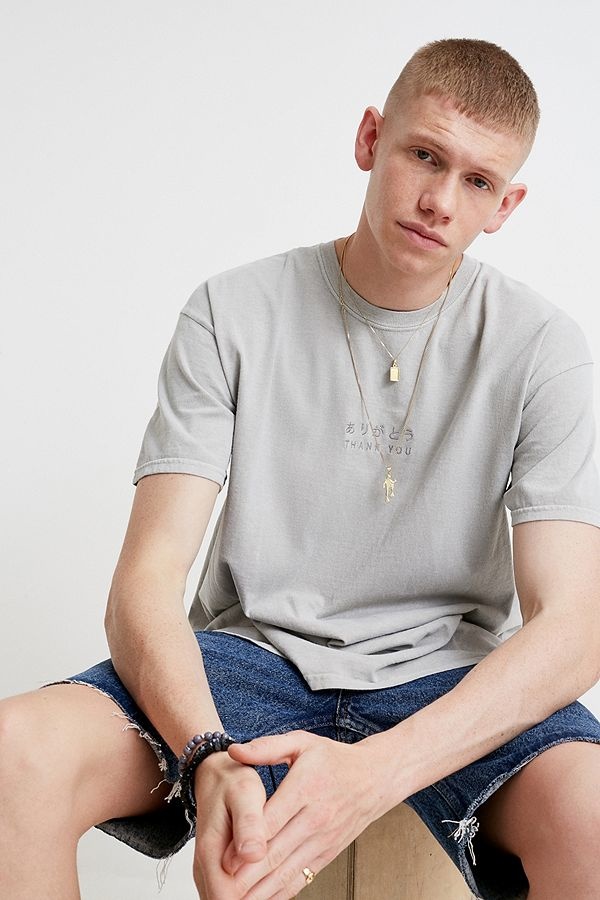 Nike UO Embroidered Thank You Stone T-Shirt Nike UO Embroidered Thank You Stone T-Shirt
