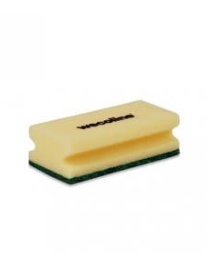 Wecoline Schuurspons Geel/Groen met Handgreep 10 st.