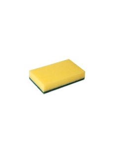 Wecoline Schuurspons Geel/Groen Klein 10 st.