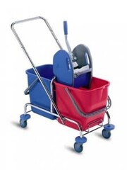 Wecoline Mopwagen Chroom 2x 25 liter