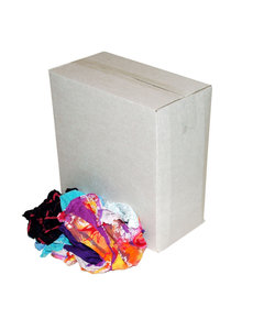 Euro Products Poetslappen POLO – dunne bonte tricot lappen - 10 kg