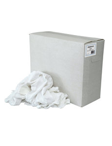 Euro Products Poetslappen DWT – dunne witte tricot gesneden - 10 kg