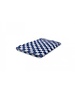 Wecoline Keukendoek 100% katoen  geblokt blauw / wit
