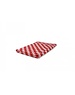 Wecoline Keukendoek 100% katoen  geblokt rood / wit