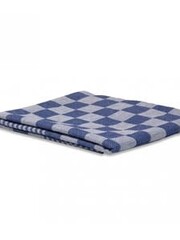 Wecoline Theedoek geblokt 100 % katoen blauw / wit