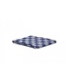 Wecoline Theedoek geblokt 100 % katoen blauw / wit